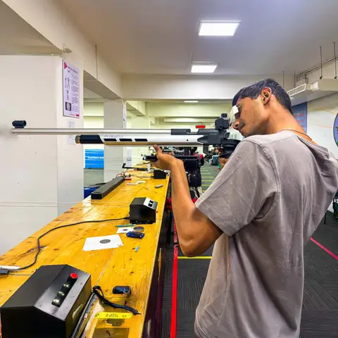 Train at a Pro-Standard Shooting Range.